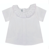 Blusa Infantil Gola Babado