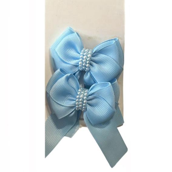 Presilha Bico Pato par Aurora Azul