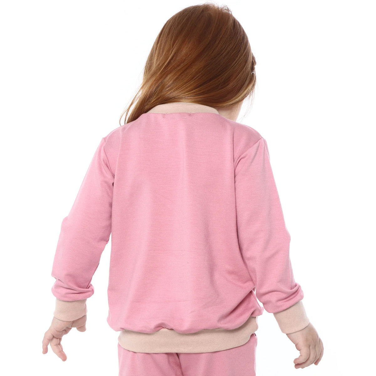 Moletom Infantil Coração Rosa - Loja Minicute