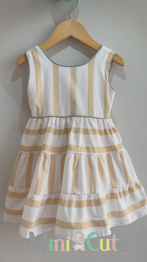 Vestido Infantil listrado