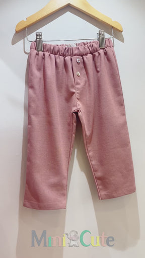 Calça Infantil Linho Cacau