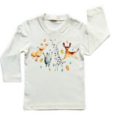 Camiseta Infantil M.Longa Cachorrinhos